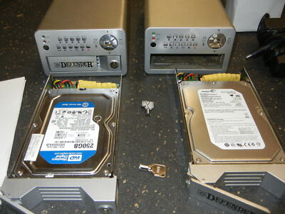 Lot of Defender 4 Channel Simplex DVR and 250GB Hard Drives | eBay