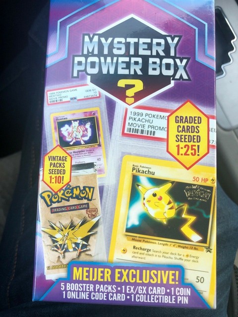 Pokemon Mystery 2 Total Power Boxes Meijer - Graded Cards Seeded 1 25