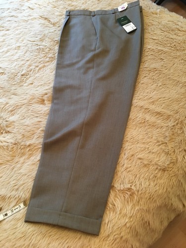 PANTALÓN C&A VINTAGE NUEVO CON VUELTAS PARA HOMBRE 42 CINTURA 29 PIERNA CANDA