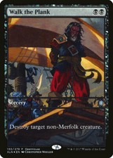mtg magic walk the plank FOIL extended borderless open house OH ENGLISH