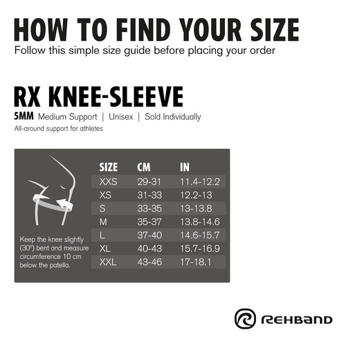 5mm Knee Sleeves for Functional Training, Cross-Training & Powerlifting, Weig... - Picture 7 of 8