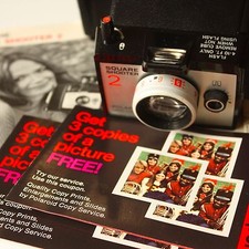 Vintage Polaroid Square Shooter 2 Land Camera Case Instructions Photo NICE