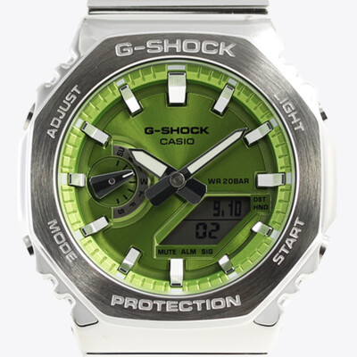 CASIO G-SHOCK GM-2110D-3AJF GM-2110 GM-2110D-3A Full MetalGreen | eBay
