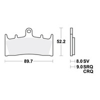 TRW BremsbeläGe Passend Vorn FüR Suzuki GSX-R 1000 Bj. 2001-2002