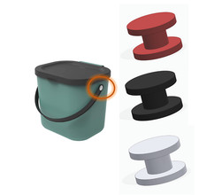 Ersatzteil Pin Henkel passend für Rotho Albula