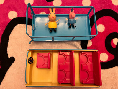 Coffret Peppa Pig : La Maison Aventure + 4 Figurines + Voiture + 6 Accessoires - Jouet enfant