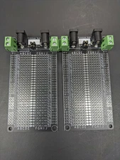 Black PCB Solderable Breadboards For Prototyping (Panel of 2)(Assembly Required)