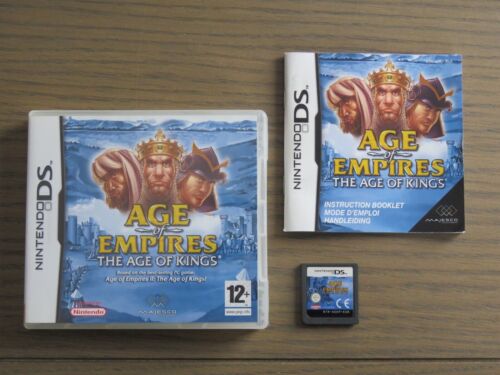 JEU NINTENDO DS 3DS AGE OF EMPIRES THE AGE OF KINGS COMPLET EN FRANCAIS - Photo 1/1