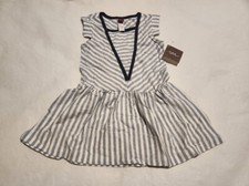 NWT Tea Collection Sailor Nautical Short Sleeve Dress 2T Toddler Girl