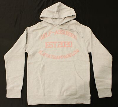 Elevate Apparel Chi Unisex Adult Self Assured Elevate Hoodie SG1 Grey/Pink Small