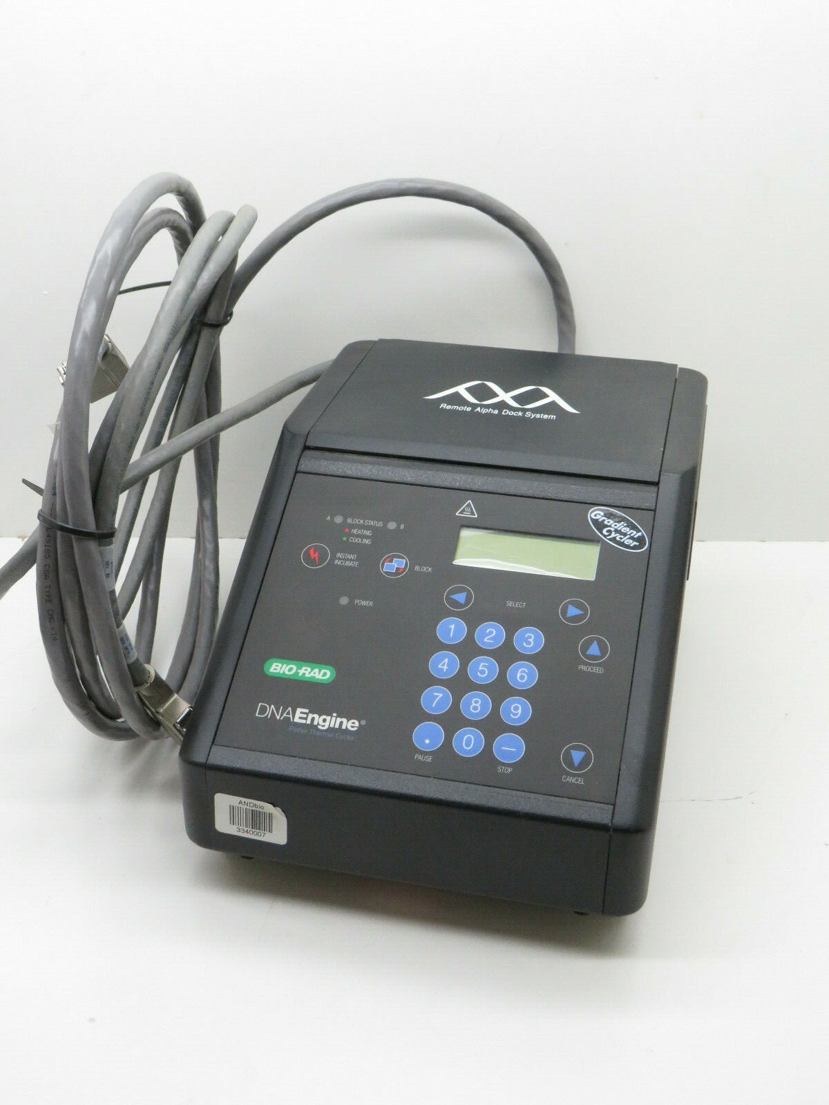 BioRad PTC200 DNA Engine Peltier Thermal Cycler Remote Alpha Dock