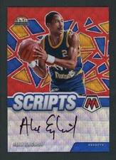 2020-21 ALEX ENGLISH AUTO PANINI MOSAIC SCRIPTS WAVE RED BLUE SILVER AUTOGRAPHS