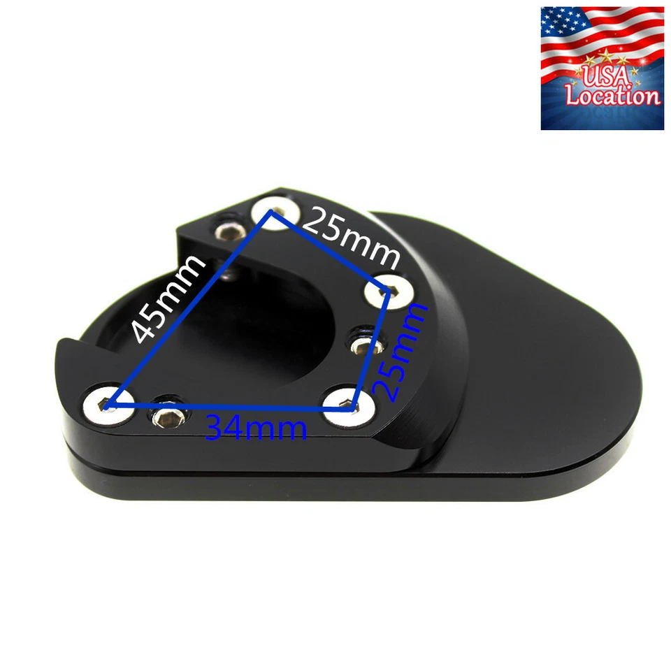 Placa de almohadilla de extensión de soporte lateral CNC para KTM 690 Duke 2012-2016 2014 2015 Foto 2 de 4