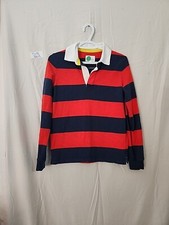 Mini Boden Boys Long Sleeve Rugby Polo Shirt Size 11-12y