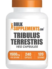 BulkSupplements Tribulus Terrestris 240 Capsules - 1500mg per Serving