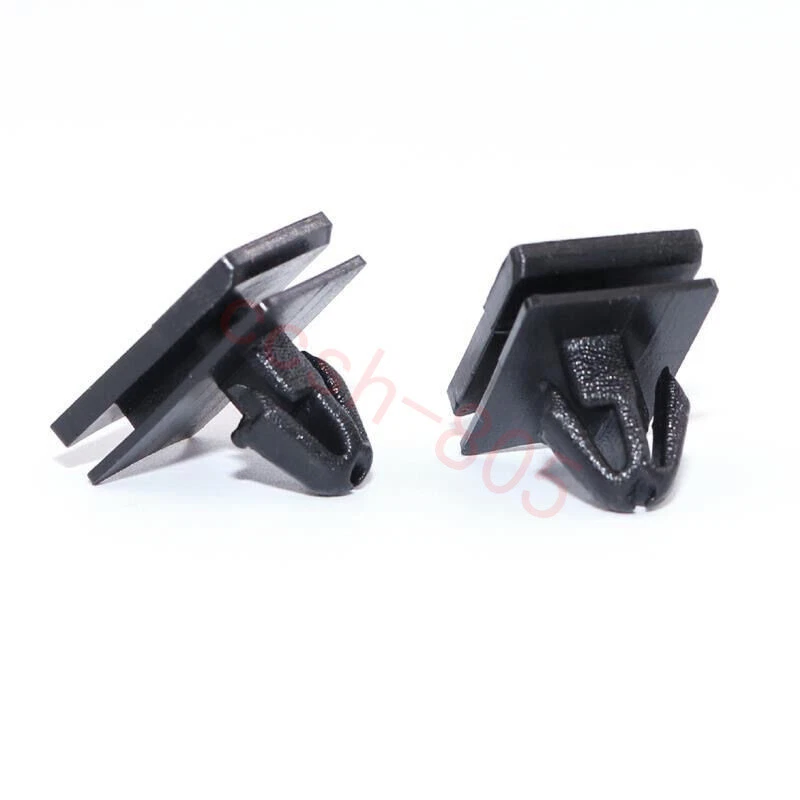 10 piezas clips de moldura de panel basculante de automóvil retenedor de moldura negro inferior para Nissan Foto 3 de 4