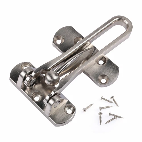 Lock Latch Swing Bar Gate Guard Front and Inside Door Anti-theft Home Security - Bild 1 von 9