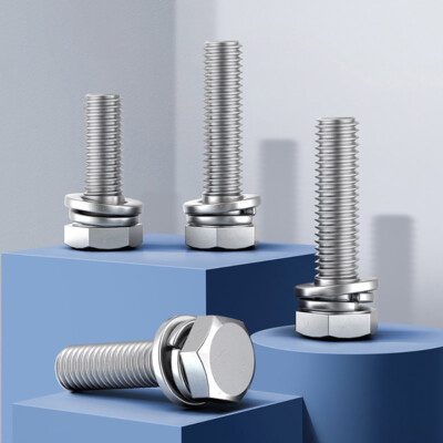 Hex Head Screws Bolts With Captive Washer, Spring Stainless steel M4M5M6M8M10