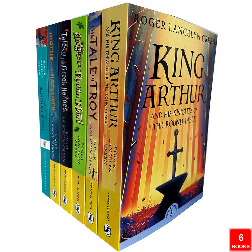 Roger Lancelyn Green Collection 6 Books Set Myths of the Norsemen, Tale of Troy