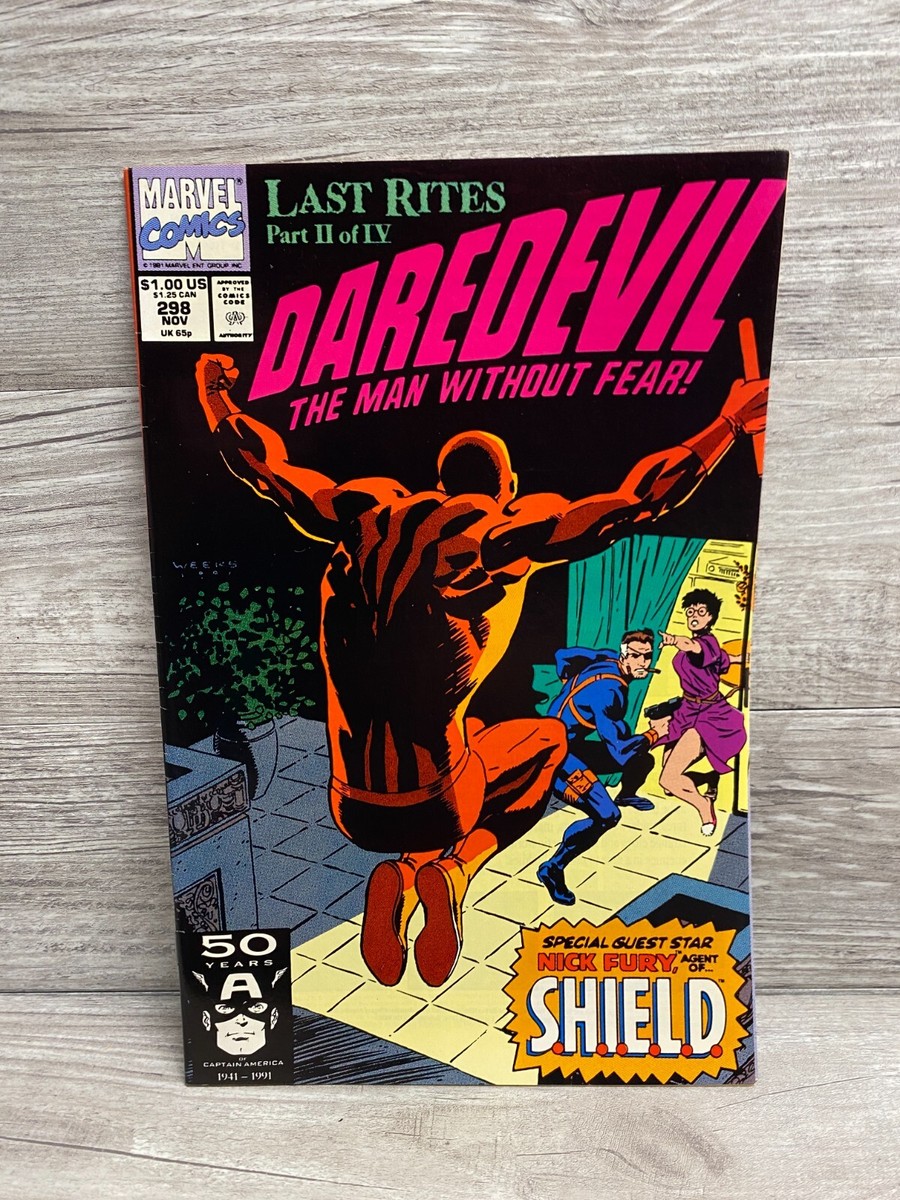 Marvel Comics Daredevil The Man Without Fear #298 November 1991