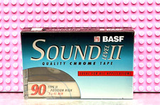 BASF SOUND II 90 1995 TYPE II BLANK CASSETTE TAPE 1 SEALED