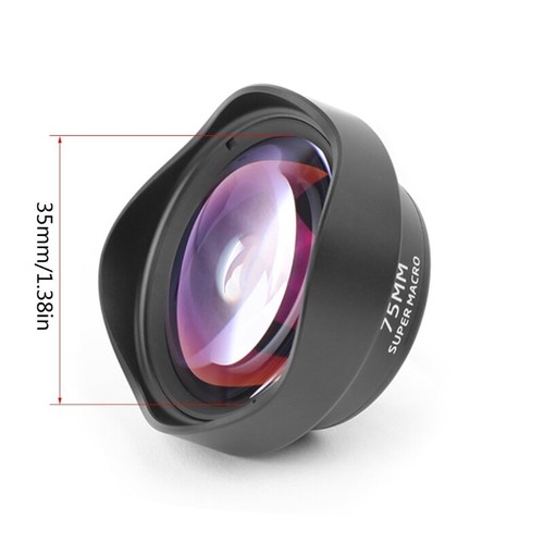 Professional Phone Camera External Lens Universal 75mm 10X Telephoto Macro Lens - Zdjęcie 8 z 8
