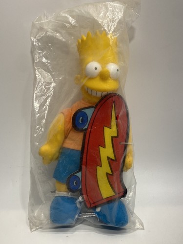 1990 BURGER KING The Simpsons PLUSH DOLLS New In Original Packaging RARE ALL 5 - Picture 3 of 16