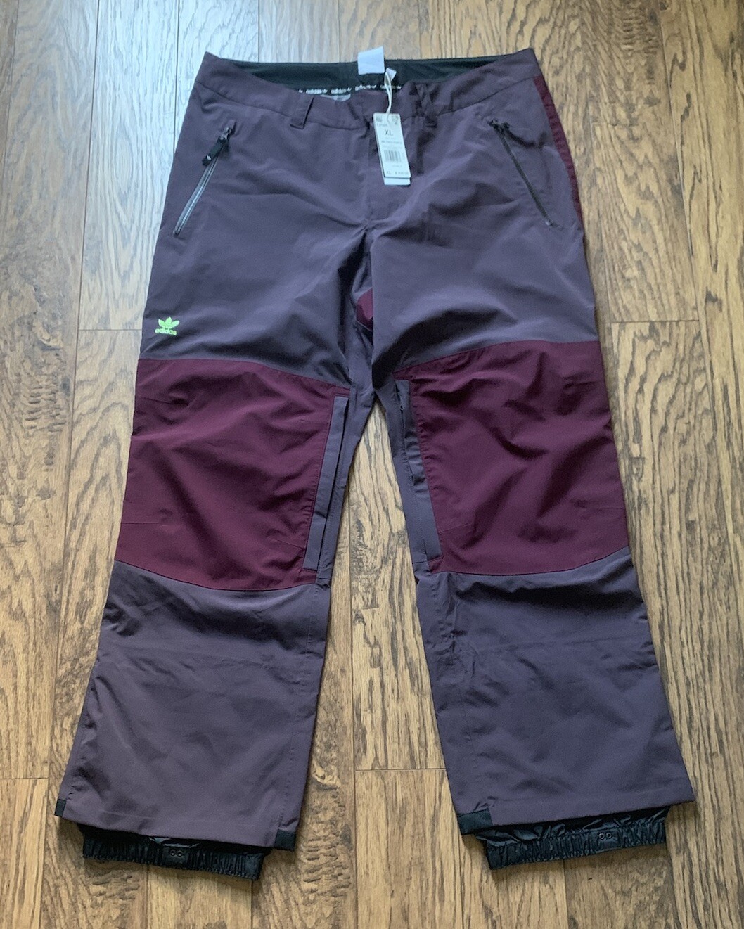 Pantalones fijos Adidas 20K - impermeables/pantalones de nieve - granate FJ7505 adulto talla XL