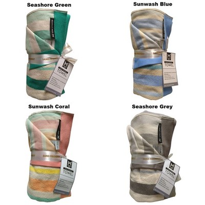 Member's Mark Adult Sand-Friendly 100% Cotton Beach Towels, 40'' x 72''