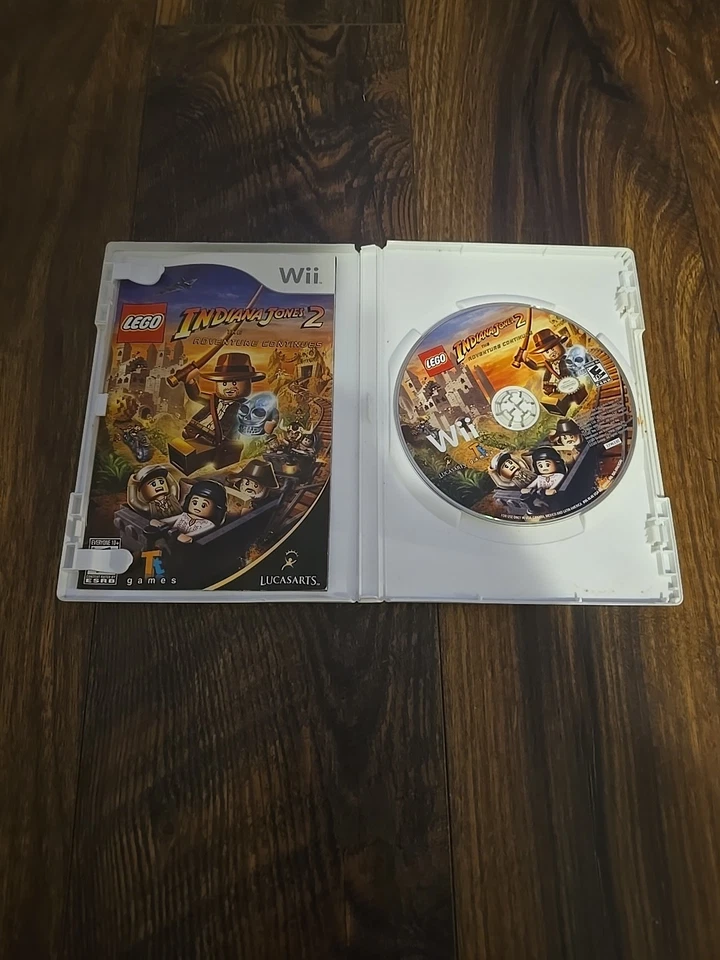 Videojuego Wii Lego Indiana Jones 2 The Adventure Continues - Probado en caja original Foto 3 de 3