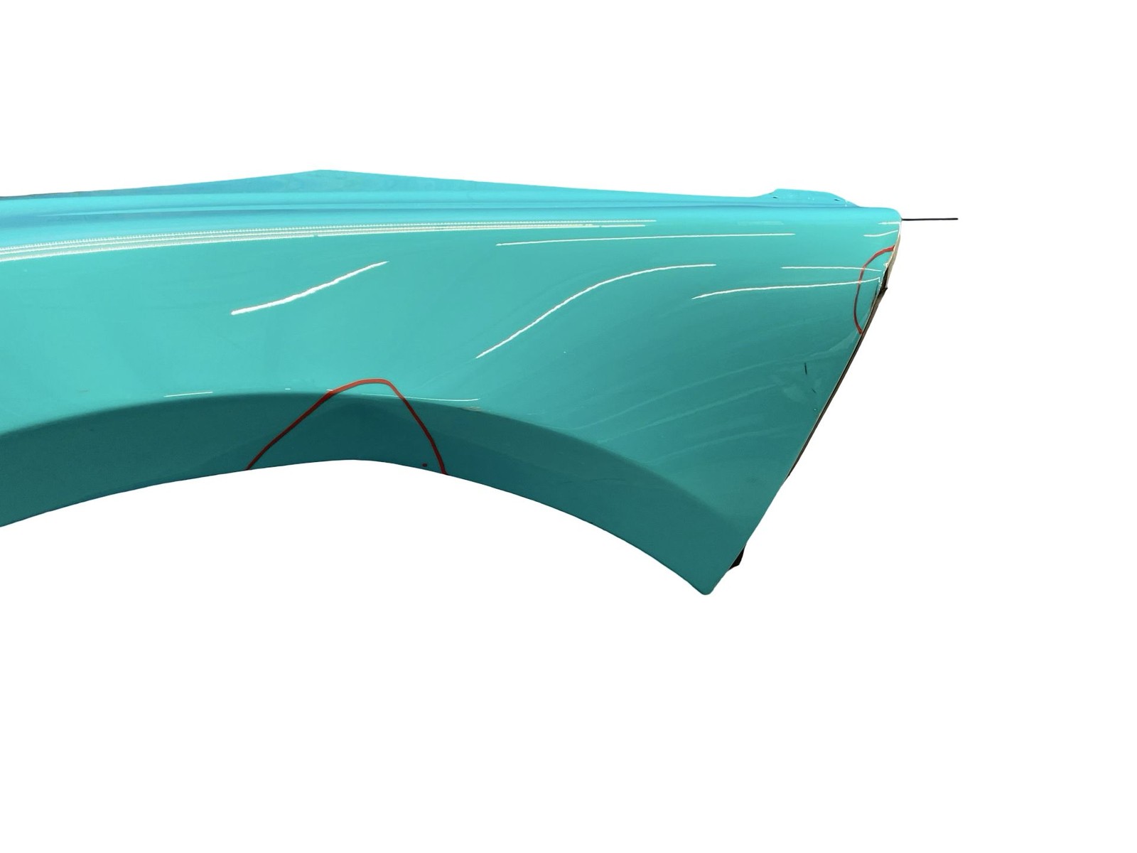 2020-2026 MCLAREN GTS FRONT LEFT FENDER PANEL TOKYO CYAN *DENT*
