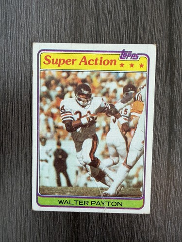Walter Payton #202 1981 Topps card