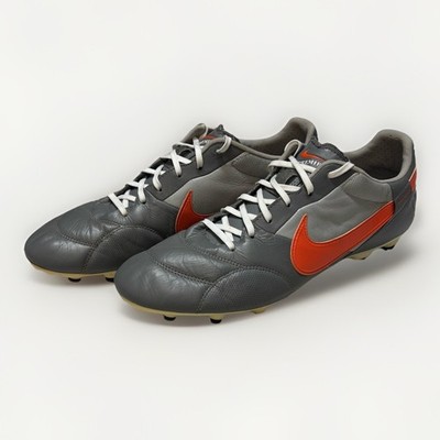 Nike Premier 3 FG Kangaroo K-Leather Mens Soccer Cleats Sz 11.5 Grey AT5889-003