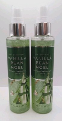 VANILLA BEAN NOEL DIAMOND SHIMMER MIST NEW 4.9 oz (2 PACK) FREE SHIPPING