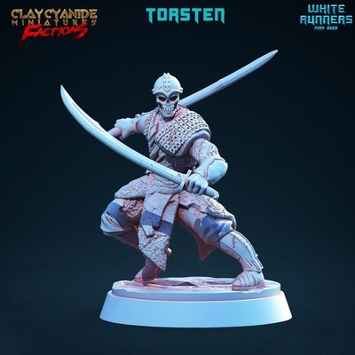 Untoter Verteidiger Miniatur Skelett Wikinger Figur für TTRPG's wie D&D 5e