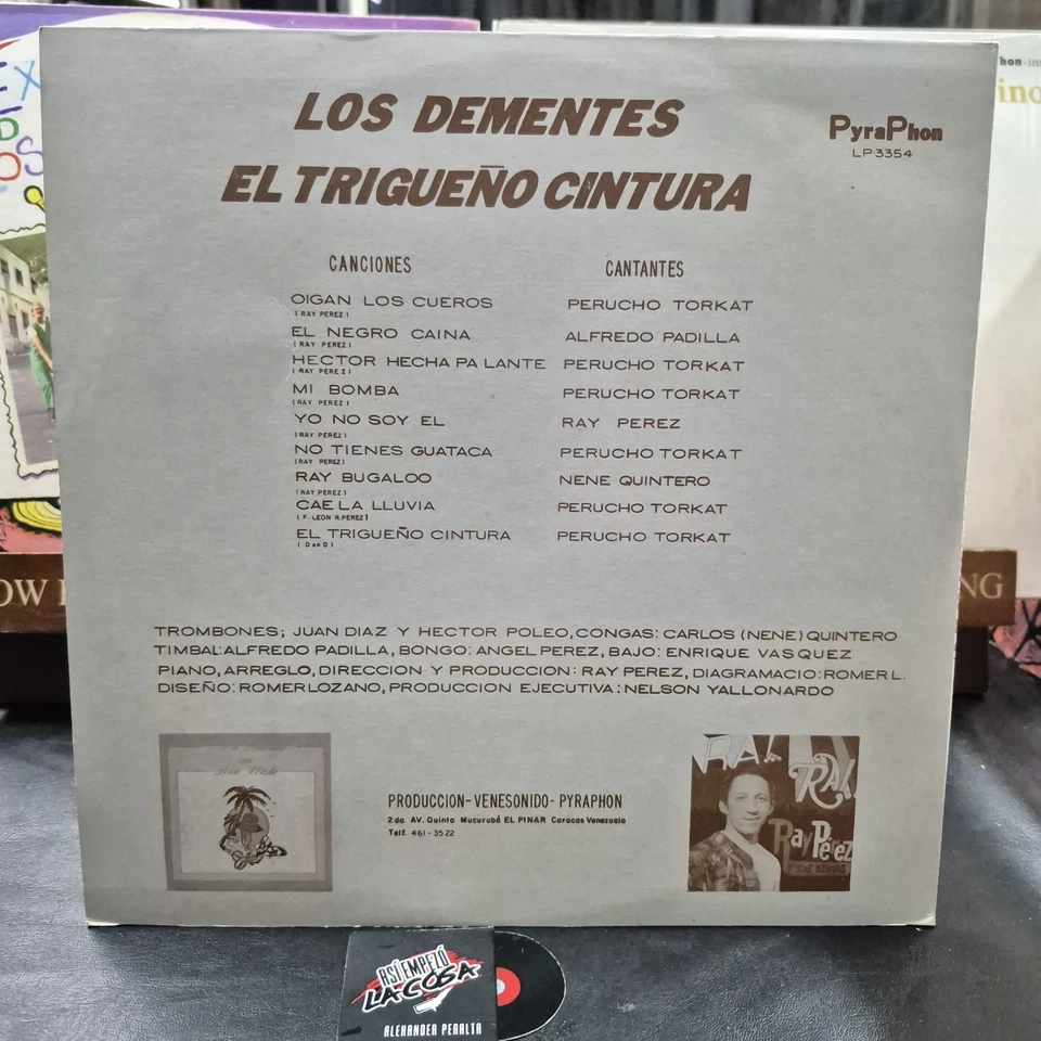Los Dementes ‎– El Trigueño Cintura - Latin, Salsa,  Guaguancó, Descarga, 1970s  - Image 2 of 4