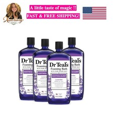 Foaming Bath with Pure Epsom Salt, Soothe  Sleep with Lavender, 34 fl oz Pac...