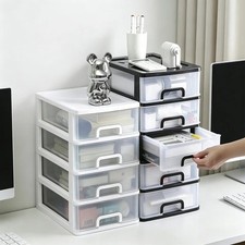 Large Plastic 4 Drawer Storage  Drawer Tower for Schools, Offices Home Room Toy 