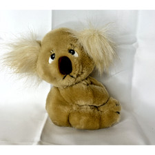 NWT VTG Dakin Bean Bags Kooky Koala Bear 1982 Plush Tan Fuzzy Ears Cute 28-0038