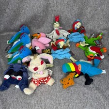 Vintage Meanies Random Plush Toy Lot The Idea Factory Gross Out Humor 11pc