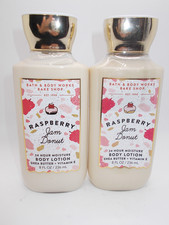 Bath Body Works Raspberry Jam Donut Lotion x2 NEW