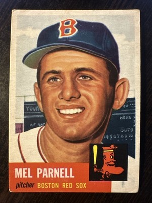 1953 TOPPS #19 MEL PARNELL RED SOX VG-EX *Hot Corner Vintage*