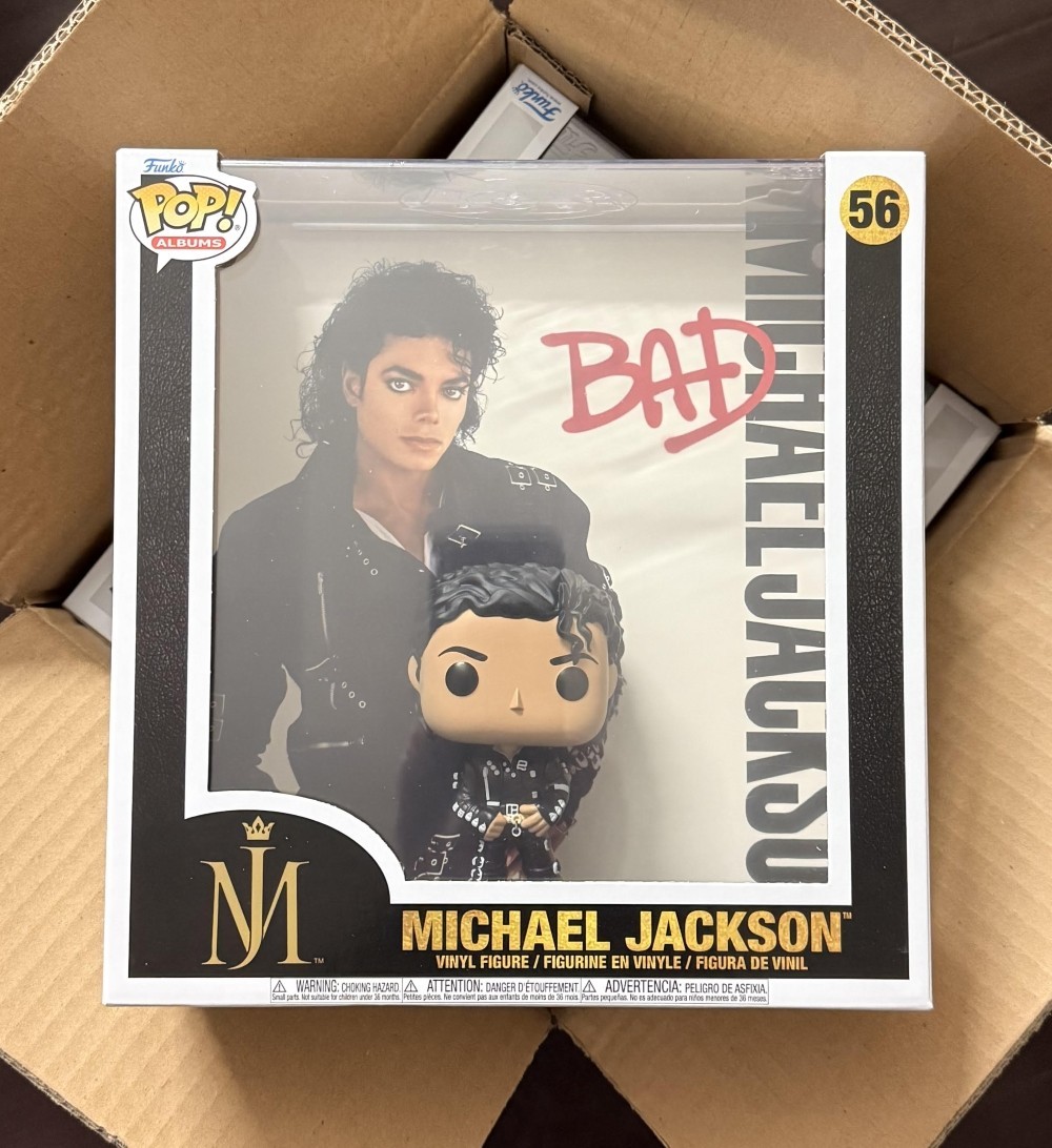 Funko POP Michael Jackson BAD Figure Vinyl Album 2023 US Exclusive