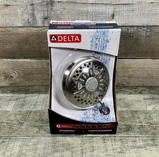 Delta 6 Spray Fixed Shower Head in Brushed Nickel Finish 75641SN