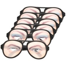 6 Pcs Kids Pretend Glasses Party Eyewear Novelty Birthday Supplies