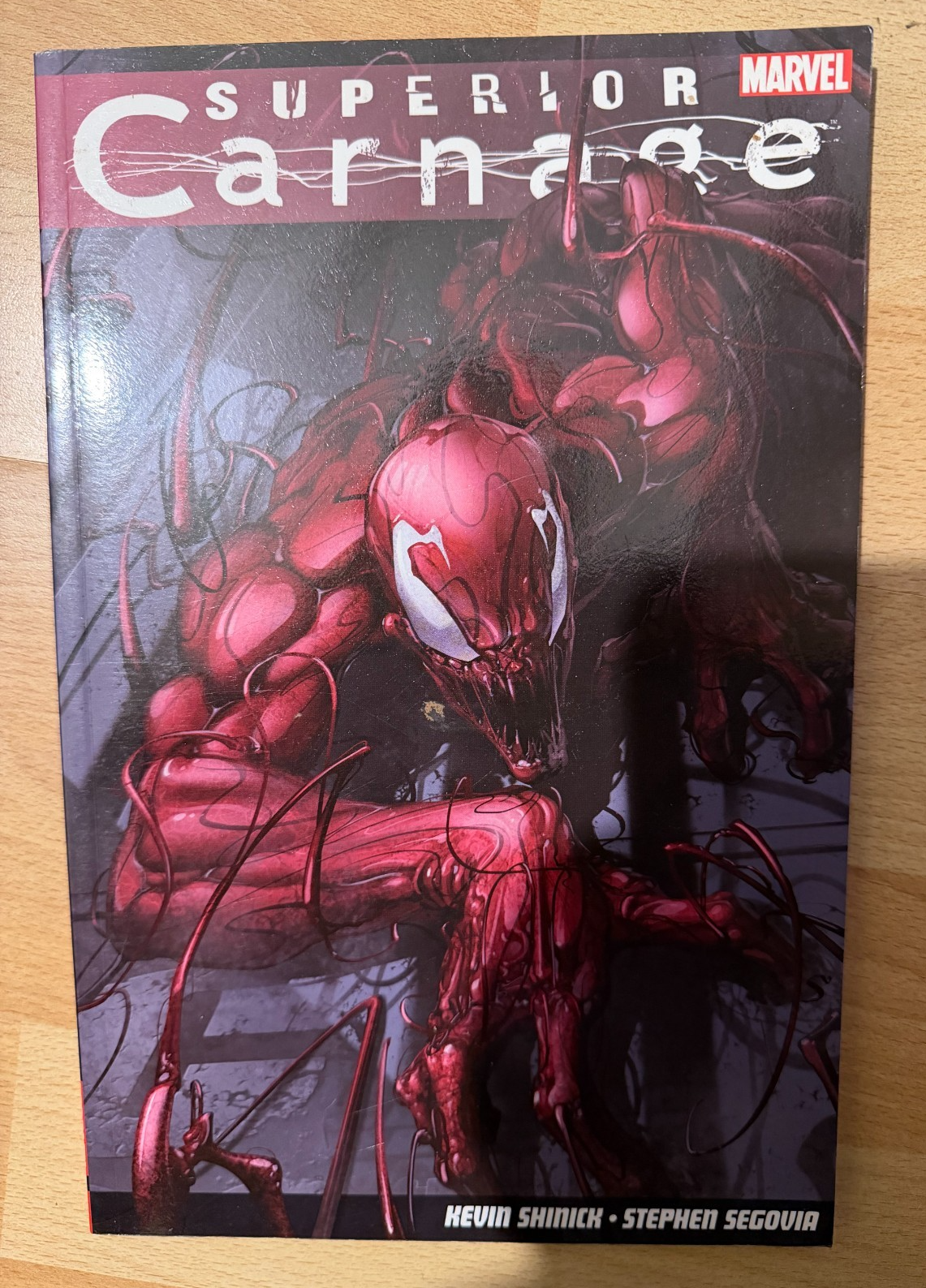 Superior Carnage Paperback TPB Graphic Novel Marvel Comics Shinick Segovia
