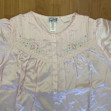 NWOT Styled By Saybury Pink Floral Lace Vintage Nightgown Women  s Medium