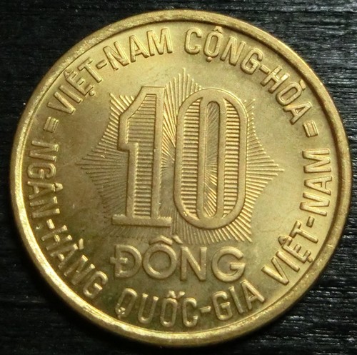 Süd Vietnam  10  Dong  1974  FAO - 第 2/2 張圖片