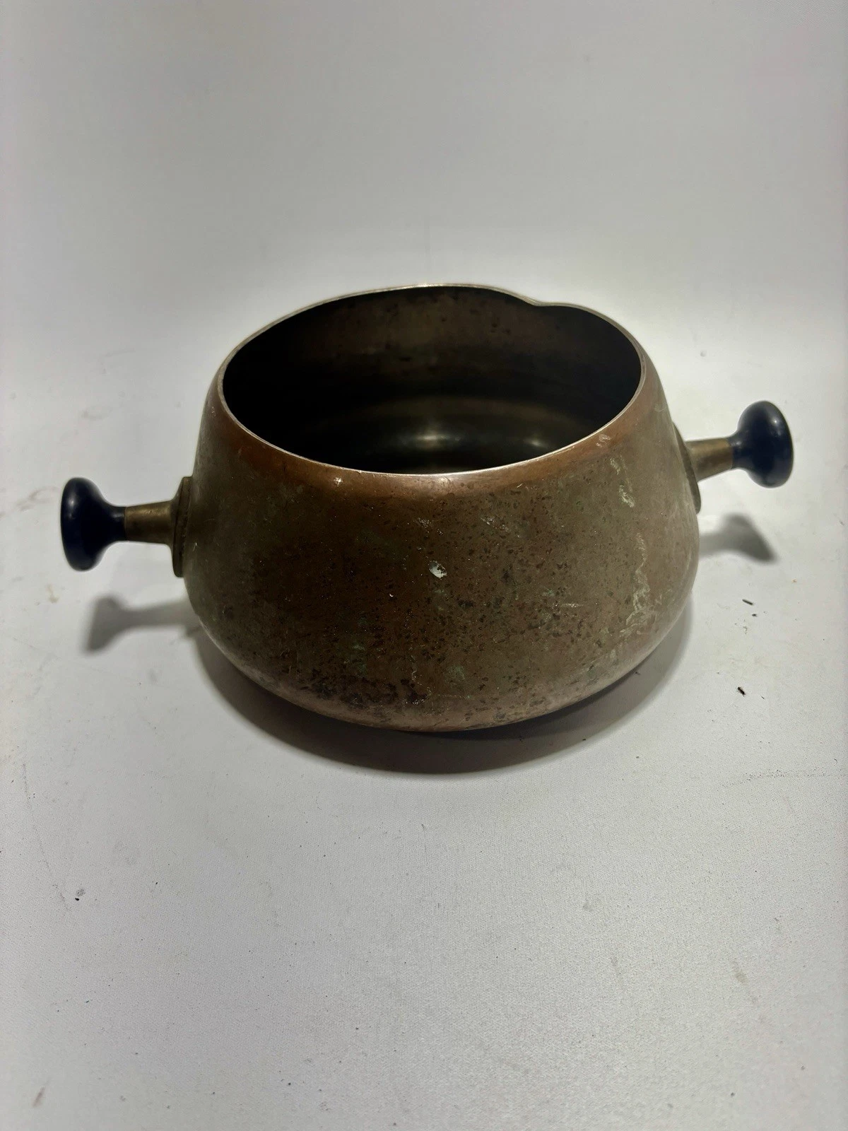 Vintage SPRING Switzerland Copper Fondue Pot Caquelon Cheese Fondue Cookware