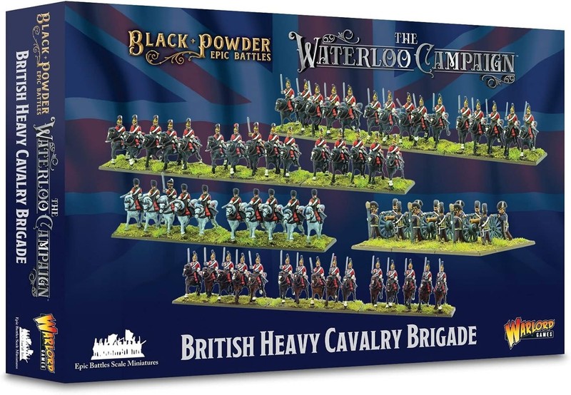 new British Heavy Cavalry Brigade Napoleonic Warlord Epic Black Powder